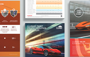 Sample LLumar marketing materials 
